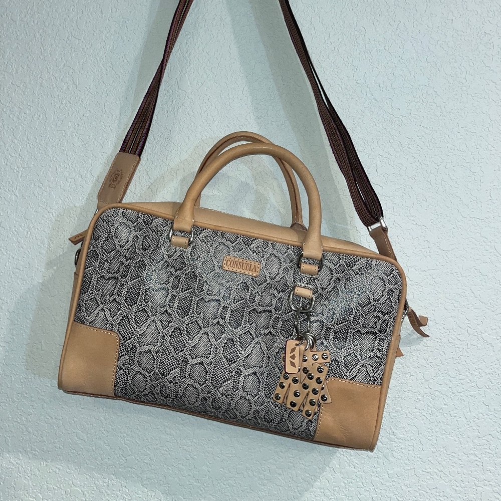 Consuela Wynn Satchel - snake print - NWT